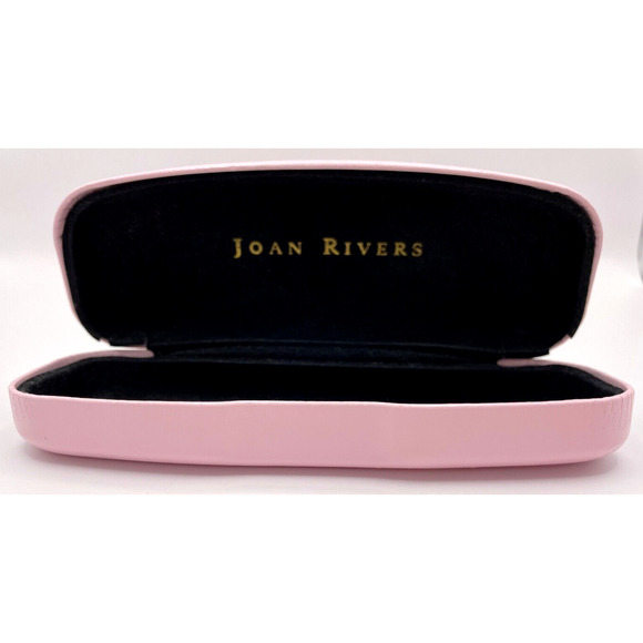 Joan Rivers Sunglasses Hard Case in Shiny Pink ONLY- Pre-owned - Picture 1 of 7